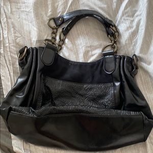 Nine West handbag in leather and suede